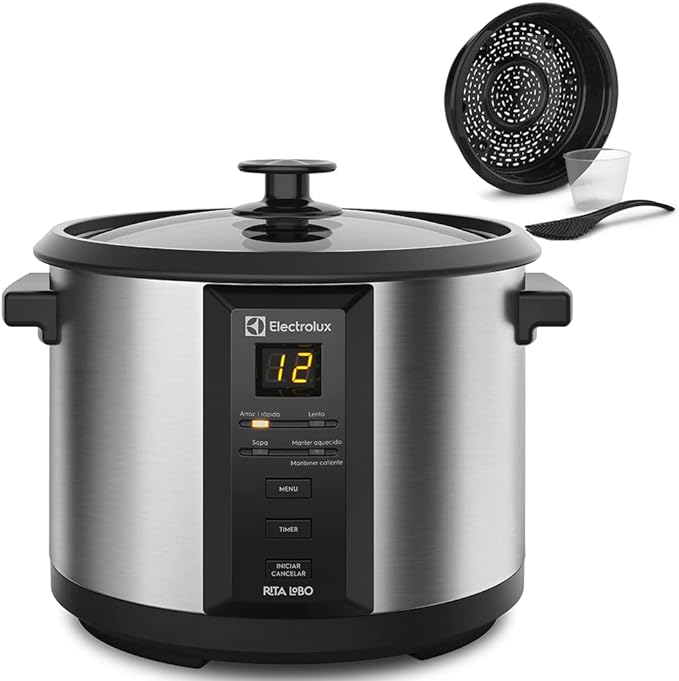 Panela Elétrica Electrolux vapor arroz capacidade 1,8L